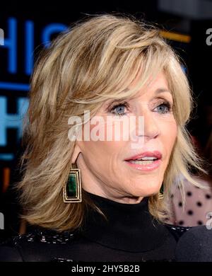 Jane Fonda bei der Premiere von „This is Where I Leave You“ in Los Angeles Stockfoto