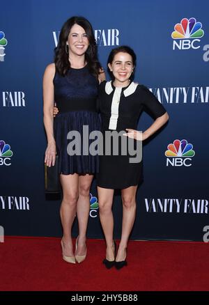 Lauren Graham, Mae Whitman bei der NBC Vanity Fair 2014-2015 TV Saison Red Carpet Event in der Hyde Sunset Kitchen Stockfoto