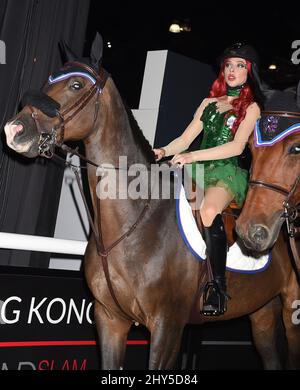 Hannah Selleck während des Longines Los Angeles Masters Charity Pro-am im Los Angeles Convention Center. Stockfoto