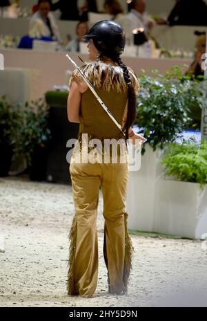 Kaley Cuoco während des Longines Los Angeles Masters Charity Pro-am im Los Angeles Convention Center. Stockfoto