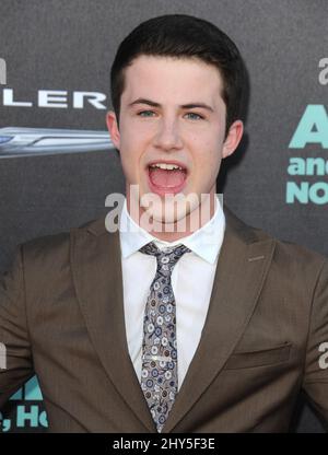 Dylan Minnette kommt zur Premiere von „Alexander and the terrible, Horrible, No Good, Very Bad Day“ im El Capitan Theatre, Los Angeles Stockfoto