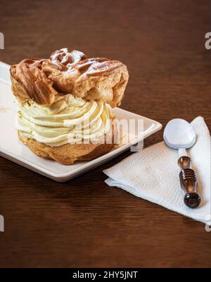 Choux à la Crème Stockfoto