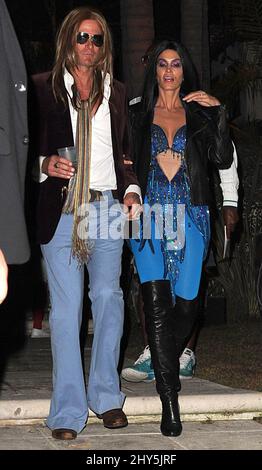 Rande Gerber, Cindy Crawford bei der Casamigos Tequila Halloween Party in Los Angeles, USA. Stockfoto