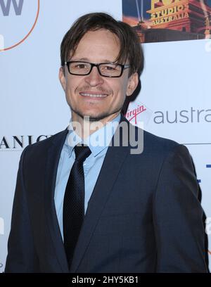 Damon Herriman nimmt an der jährlichen Gala zur Verleihung der Australians in Film Awards 3. im Fairmont Miramar Hotel & Bungalows in Los Angeles, USA, Teil. Stockfoto