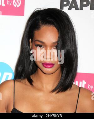 Chanel Iman nimmt am 29. Oktober 2014 am Red Carpet bei der Druckereinführungsveranstaltung Sprout by HP und HP Multi Jet Fusion 3D in New York Teil. Stockfoto