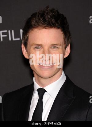 Eddie Redmayne nimmt an der LACMA Art + Film Gala 2014 im LACMA, Los Angeles, Teil Stockfoto