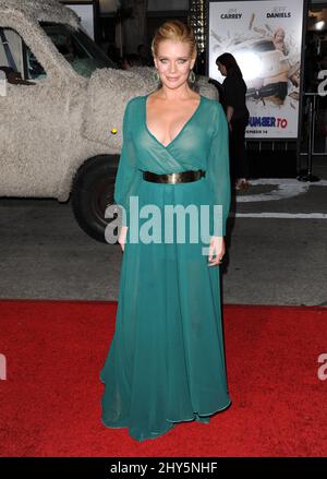 Laurie Holden nimmt an der Premiere von „Dumb and Dumber to“ in Los Angeles im Regency Village Theatre Teil Stockfoto