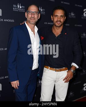 Mauricio Umansky, Billy Rose bei der Battersea Power Station Global Launch Party in Los Angeles, die am 06. November 2014 im London Hotel stattfand, West Hollywood, ca. Stockfoto