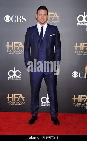Channing Tatum auf dem Roten Teppich bei den Hollywood Film Awards live vom Hollywood Palladium in Hollywood, Kalifornien, am Freitag, 14. November 2014. Stockfoto