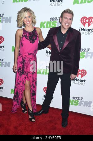 Savannah Chrisley und Todd Chrisley kommen zum Jingle Ball-Konzert von KIIS FM im Staples Center, Los Angeles. Stockfoto