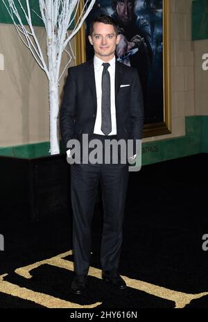 Elijah Wood bei der Premiere von „The Hobbit: The Battle of the Five Armies“ im Dolby Theater in Los Angeles, USA. Stockfoto