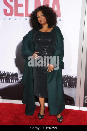 Oprah Winfrey bei der Premiere von „Selma“ in New York City Stockfoto