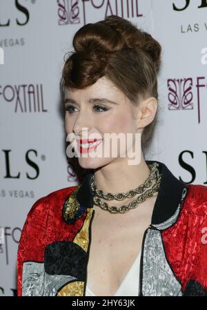 Kiesza veranstaltet montags eine Mitgliedschaft im Foxtail Nightclub, SLS Hotel, Las Vegas Stockfoto