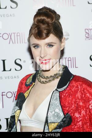 Kiesza veranstaltet montags eine Mitgliedschaft im Foxtail Nightclub, SLS Hotel, Las Vegas Stockfoto