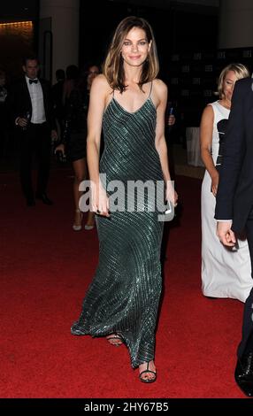 Michelle Monaghan scheidete bei den jährlichen Golden Globe Awards 72. im Beverly Hilton Hotel. Stockfoto