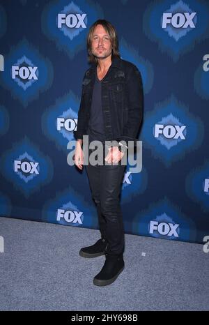 Keith Urban nimmt an der Fox Winter TCA All-Star Party im Langham Huntington Hotel in Pasadena, Kalifornien, Teil. Stockfoto