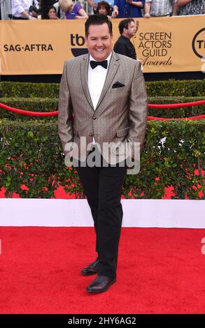 Ross Matthews nimmt an den Annual Screen Actors Guild Awards 21. im Shrine Auditorium Teil Stockfoto