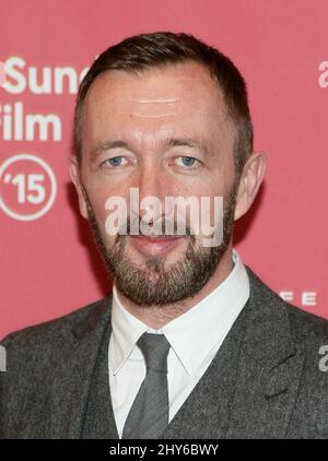 Ralph Ineson bei der Premiere von The Witch beim Sundance Film Festival 2015 in Park City, Utah. Stockfoto