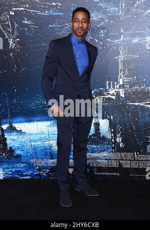 Brandon T. Jackson bei der Premiere von „Jupiter Ascending“ in Los Angeles Stockfoto