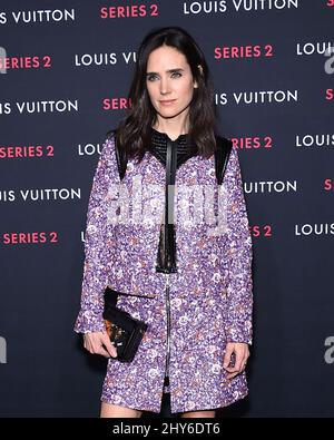 Jennifer Connelly nimmt an einer Veranstaltung mit dem Titel Louis Vuitton Teil und enthüllt eine unkonventionelle Ausstellung, die Serie 2 ??? Vergangenheit, Gegenwart und Zukunft“. Diese Ausstellung ist eine moderne und unerwartete Interpretation einer Modenschau. 5. Februar 2015 Los Angeles, Ca. Stockfoto