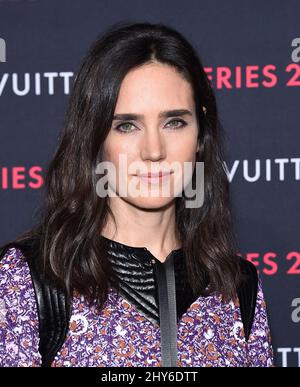 Jennifer Connelly nimmt an einer Veranstaltung mit dem Titel Louis Vuitton Teil und enthüllt eine unkonventionelle Ausstellung, die Serie 2 ??? Vergangenheit, Gegenwart und Zukunft“. Diese Ausstellung ist eine moderne und unerwartete Interpretation einer Modenschau. 5. Februar 2015 Los Angeles, Ca. Stockfoto