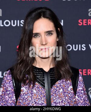 Jennifer Connelly nimmt an einer Veranstaltung mit dem Titel Louis Vuitton Teil und enthüllt eine unkonventionelle Ausstellung, die Serie 2 ??? Vergangenheit, Gegenwart und Zukunft“. Diese Ausstellung ist eine moderne und unerwartete Interpretation einer Modenschau. 5. Februar 2015 Los Angeles, Ca. Stockfoto