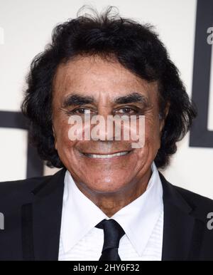 Johnny Mathis nimmt an den jährlichen GRAMMY Awards 57. im Staples Center Teil, 8. Februar 2015 Los Angeles, ca. Stockfoto