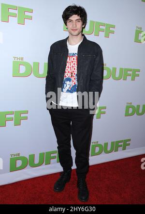 Carter Jenkins kommt zur Duff-Fanvorführung, die in den TCL Chinese 6 Theatres, Hollywood, Los Angeles, stattfand. Stockfoto