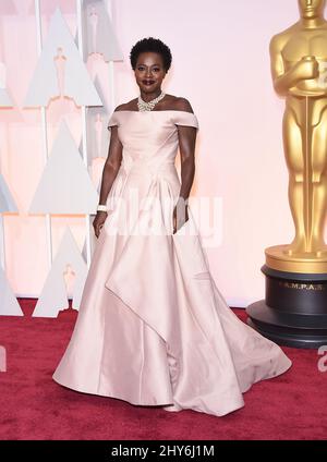 Viola Davis nahm an den Annual Academy Awards 87. im Dolby Theater in Los Angeles, USA, Teil. Stockfoto