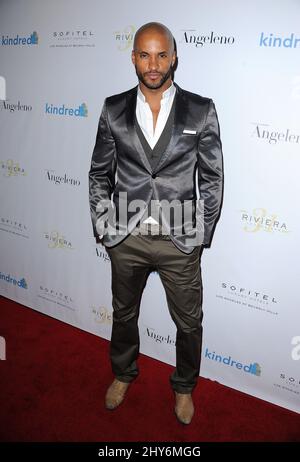 Ricky Whittle besucht die Kindred Foundation zur Adoption – erste Spendenaktion an der Riviera 31 im Sofitel Hotel Stockfoto