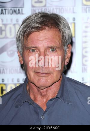 18. Juli 2013 San Diego, Ca. Harrison Ford „Ender's Game“ auf der Comic-Con 2013, die im San Diego Convention Center - CC/AFF-USA.COM stattfand Stockfoto