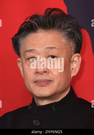 Jun Miyake als Zhenjiang Media Group und Legend River Entertainment veranstalten eine Pressekonferenz, um eine neue Theaterproduktion von „Pearl“ basierend auf dem Leben von Pearl S. Buck im Beverly Hilton Hotel anzukündigen Stockfoto