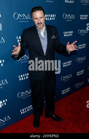 David Arquette bei der Justin Bieber 21. Birthday Party, OMNIA Nightclub im Caesars Palace Stockfoto