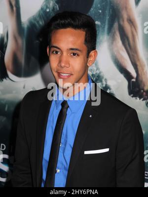 Chad Jackson Perez nimmt am 16. März 2015 an der Premiere der „The Divergent Series: Rebellent“ von Summit Entertainment im Ziegfeld Theatre in New York City Teil. Stockfoto