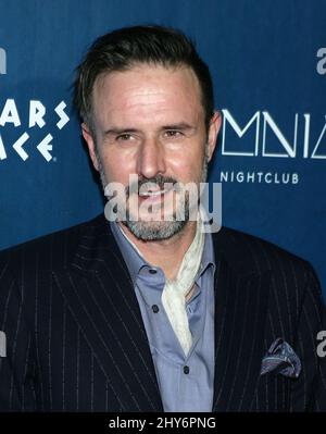 David Arquette bei der Justin Bieber 21. Birthday Party, OMNIA Nightclub im Caesars Palace Stockfoto