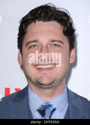 Toby Leonard-Moore bei der Premiere von 'Daredevil' in Los Angeles Stockfoto