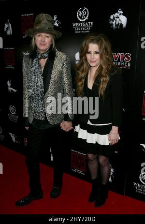 Michael Lockwood, Lisa Marie Presley bei Graceland präsentiert ELVIS: The Exhibition, The Show, The Experience Stockfoto