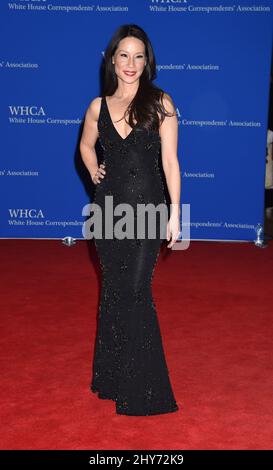 Lucy Liu nimmt am White House Correspondents Association Dinner 2015 im Hilton Hotel Teil. Stockfoto