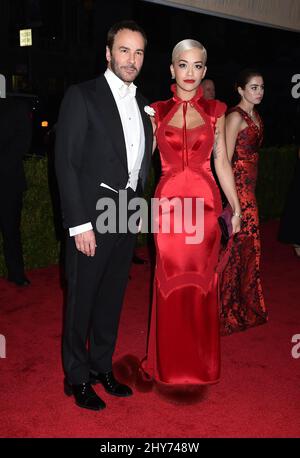 Tom Ford & Rita Ora beim Metropolitan Museum of Art Met Gala in New York City, USA. Stockfoto