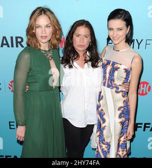 Ruth Wilson, Maura Tierney, Julia Goldani Telles nehmen an der Screening-Veranstaltung und Podiumsdiskussion von Showtime im Samuel Goldwyn Theatre Teil Stockfoto