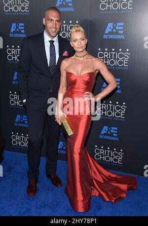 Jaime Pressly nimmt an den fünften jährlichen Critic's Choice Television Awards Teil, die im Hilton Hotel, Beverly Hills, Los Angeles, verliehen werden. Stockfoto