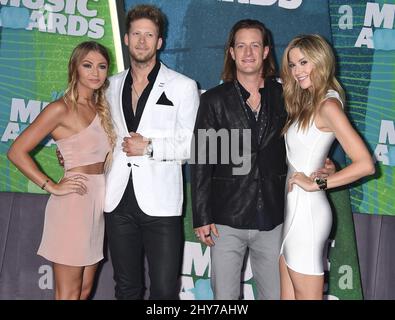 Florida Georgia Line nimmt an den CMT Music Awards 2015 Teil Stockfoto