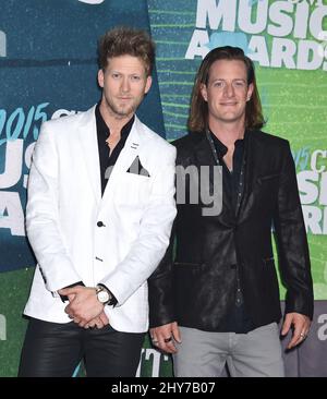 Florida Georgia Line nimmt an den CMT Music Awards 2015 Teil Stockfoto