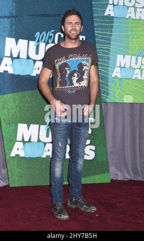 Canaan Smith nimmt an den CMT Music Awards 2015 Teil Stockfoto