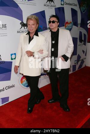 Siegfried Fischbacher, Roy Horn nimmt an der „Keep Memory Alive 19. Annual POWER OF LOVE“-Gala in der MGM Grand Garden Arena Teil Stockfoto