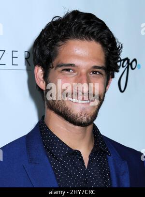 Tyler Posey nimmt an der „Trailblazer Honors“ 2015 von Logo in der Cathedral of St. John the Divine in Los Angeles, USA, Teil. Stockfoto