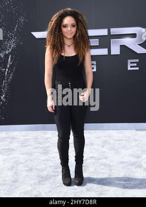 Jadagrace bei der Premiere von „Terminator Genisys“ im Dolby Theater in Los Angeles, USA. Stockfoto