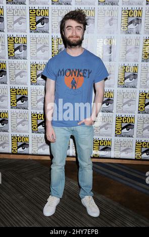 Daniel Radcliffe präsentiert auf der Comic-Con 2015 im Bayfront Hilton Hotel als 20. Century Fox Schauspieler von „Victor Frankenstein“ Stockfoto