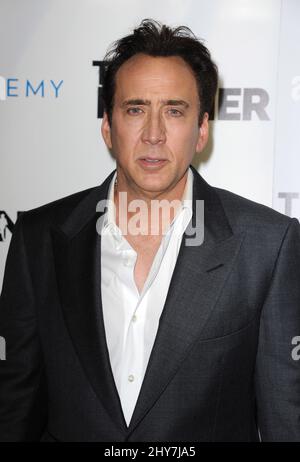 Nicolas Cage nimmt an der Sondervorstellung „The Runner“ Teil, die in den TCL Chinese 6 Theatres in Los Angeles, USA, stattfand. Stockfoto