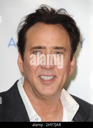 Nicolas Cage nimmt an der Sondervorstellung „The Runner“ Teil, die in den TCL Chinese 6 Theatres in Los Angeles, USA, stattfand. Stockfoto